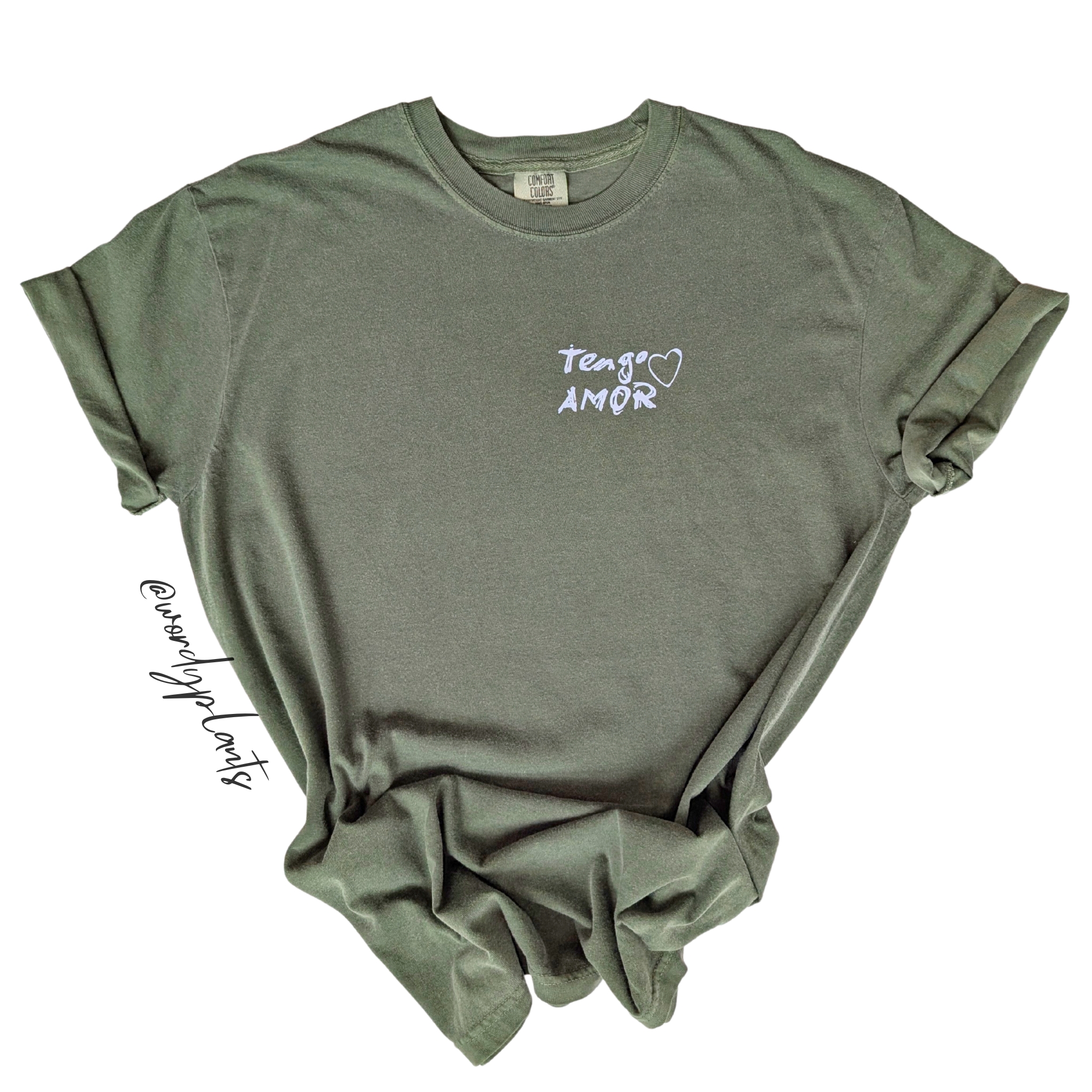 Camisa con mensaje Tengo Amor