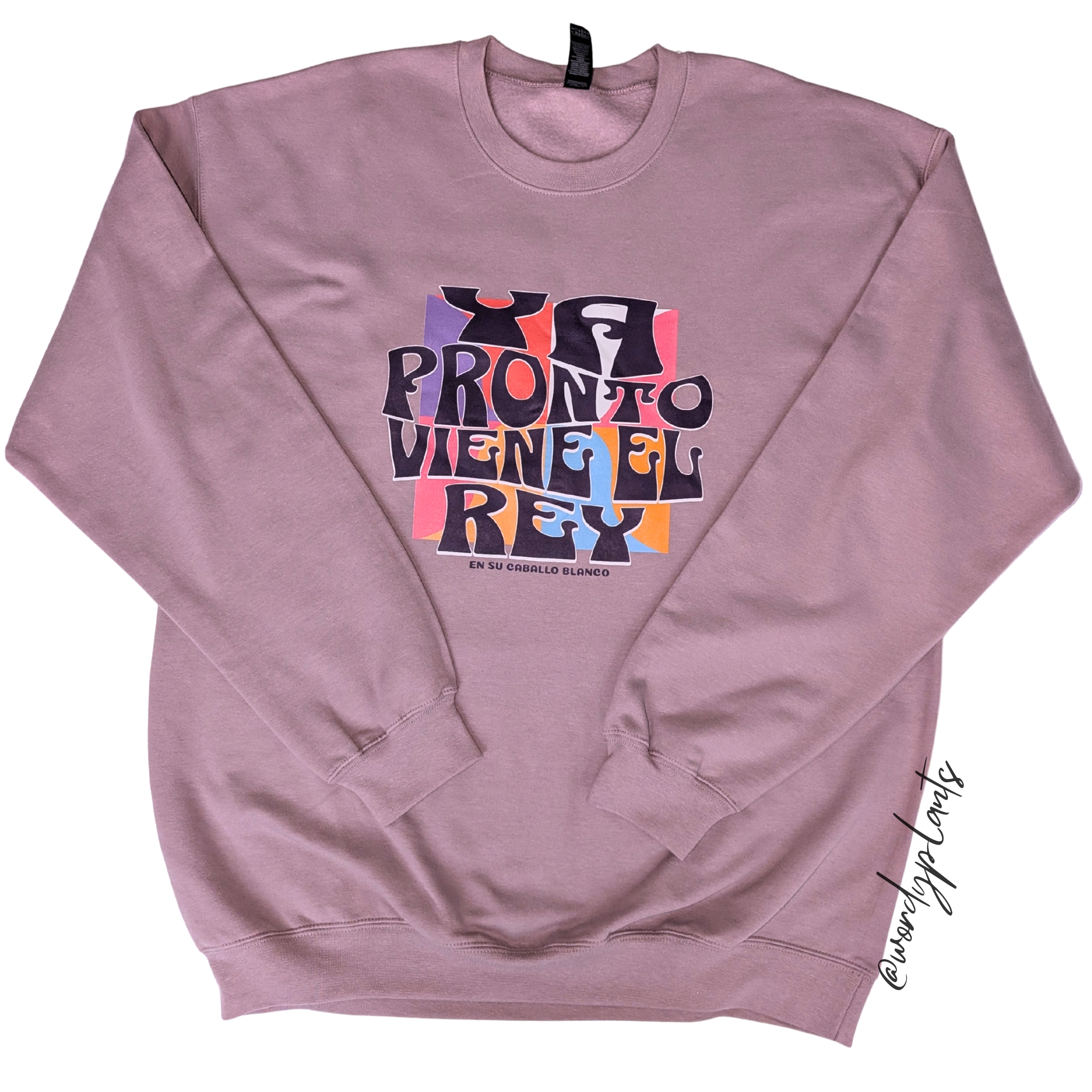 Suéter con diseño estampado El Rey Regresará