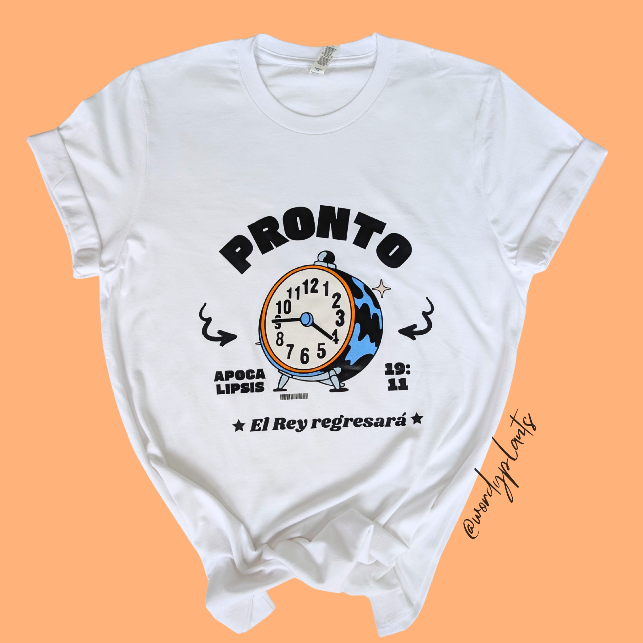 Camisa con diseño Pronto Regresará