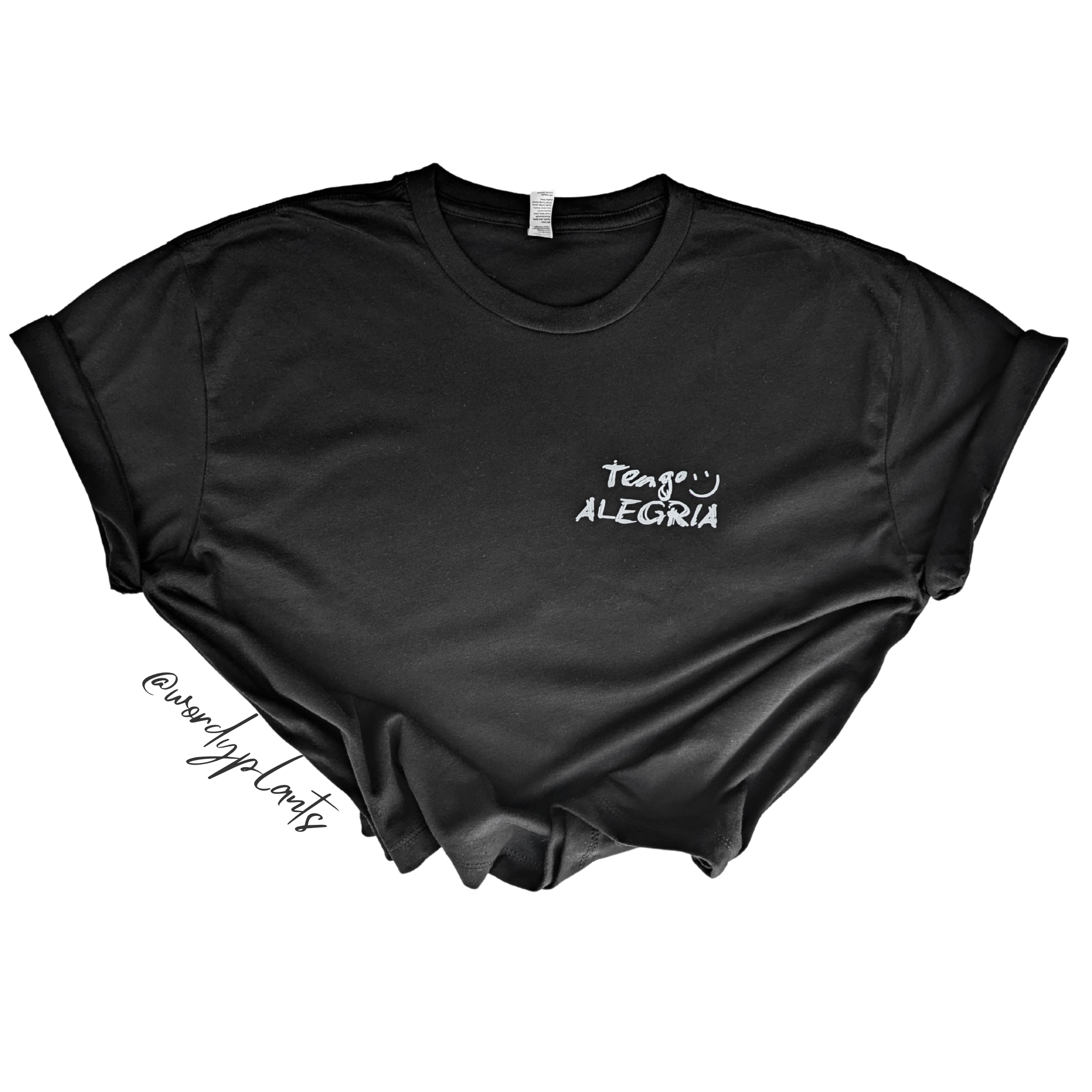 Crop Top Tengo Alegría Estampado Izquierdo