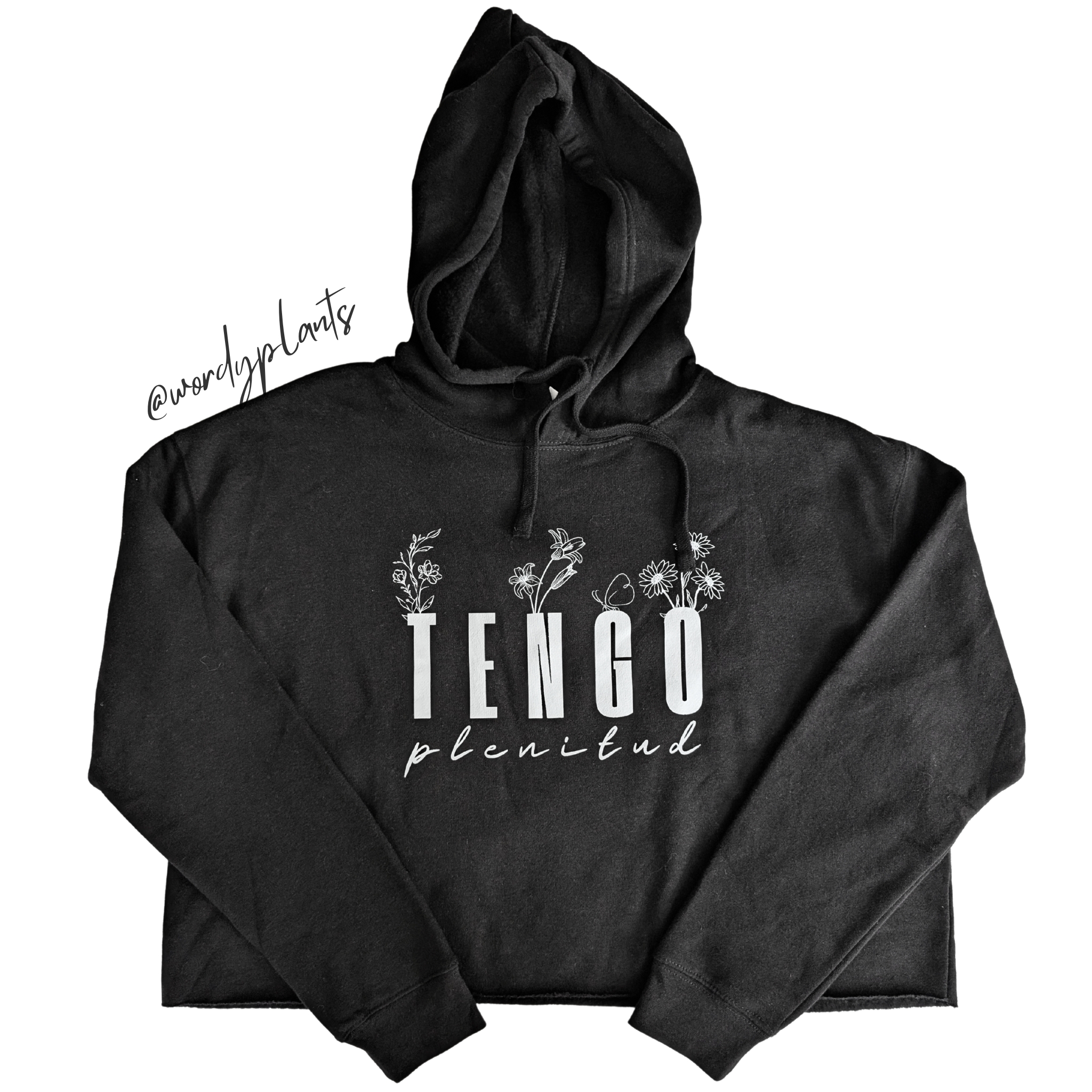 Suéter con gorro Crop Top ''Tengo Plenitud''