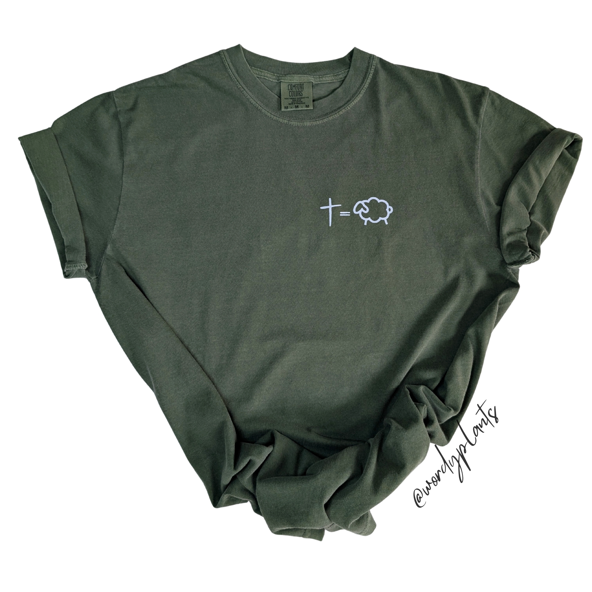 Camisa con diseño Oveja de Cristo