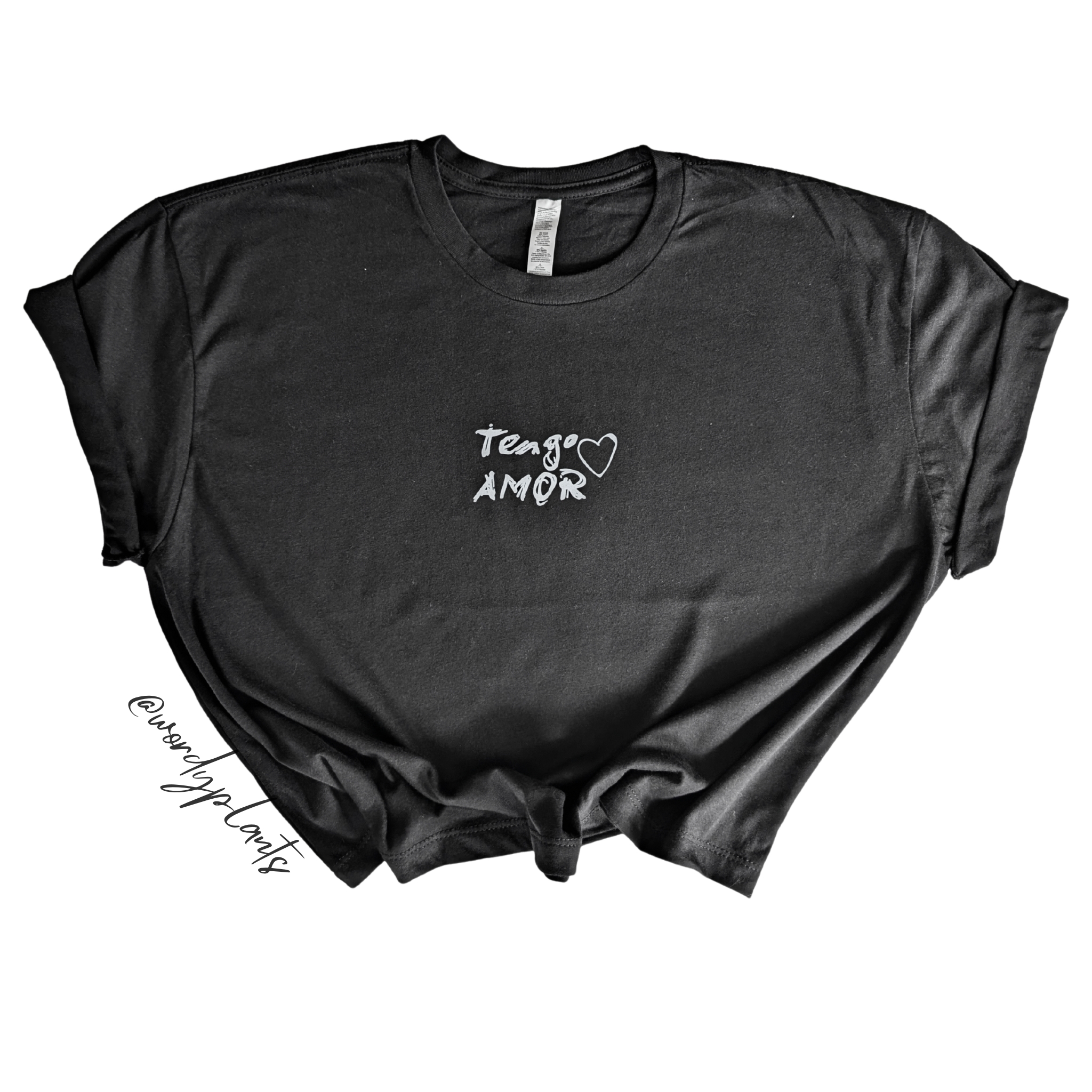 Crop Top con Mensaje Central Tengo Amor