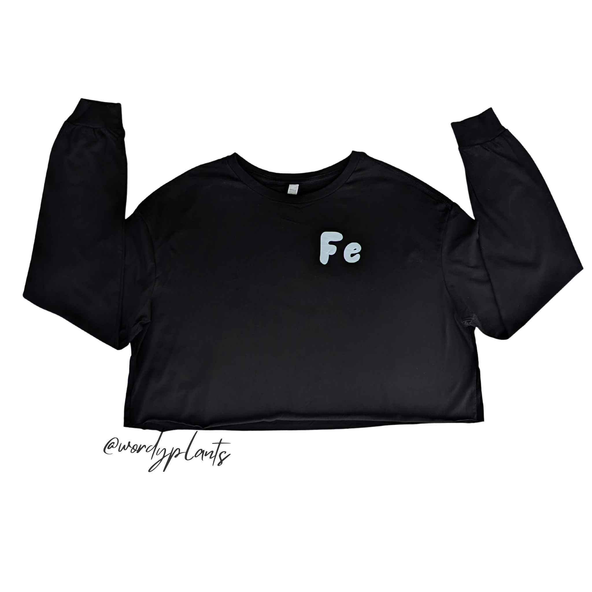 Crop Top con manga larga diseño Fe